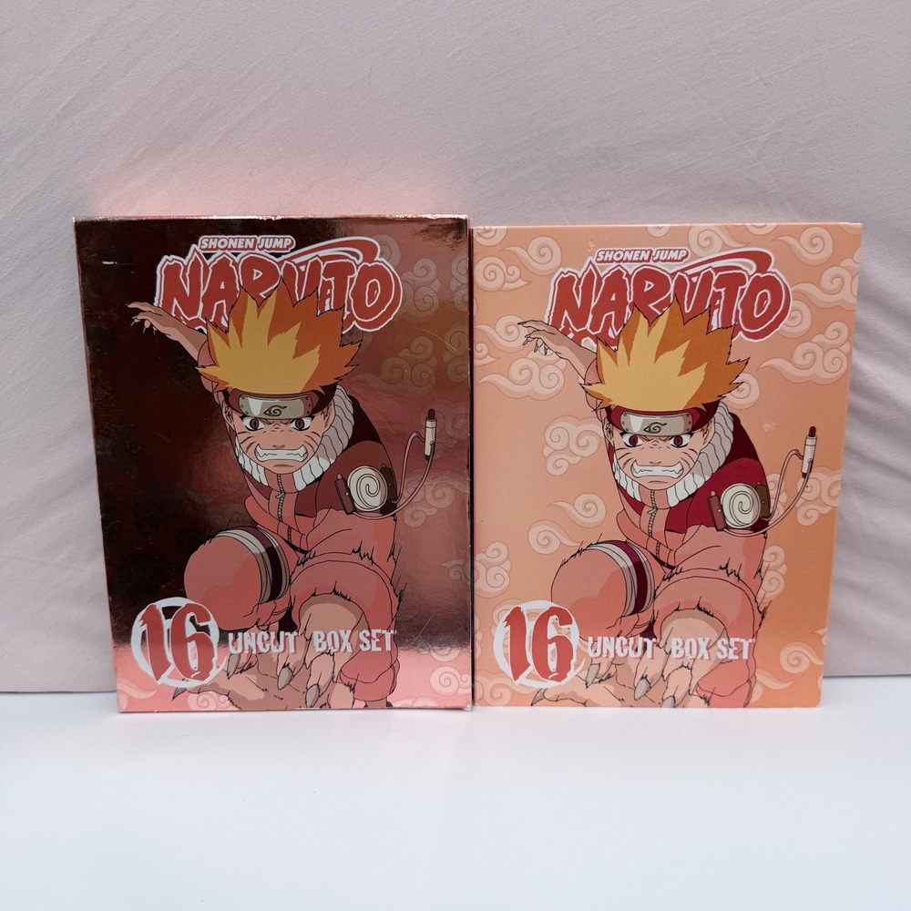 Naruto Uncut Box Set 16 DVD 3-Disc Set Episodes 206-220 Shonen Jump Viz Media